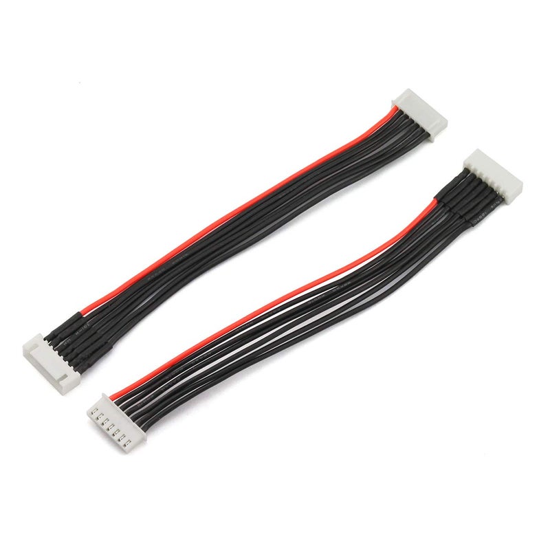 RuiLing 2pcs 15cm JST-XH 6S LiPo Balance Power Cable Connector 22AWG Extended Charging Wire Male Female Plug for RC Drone FPV Quadcopter Rechargeable Lipo Battery Charger DIY - Image 1